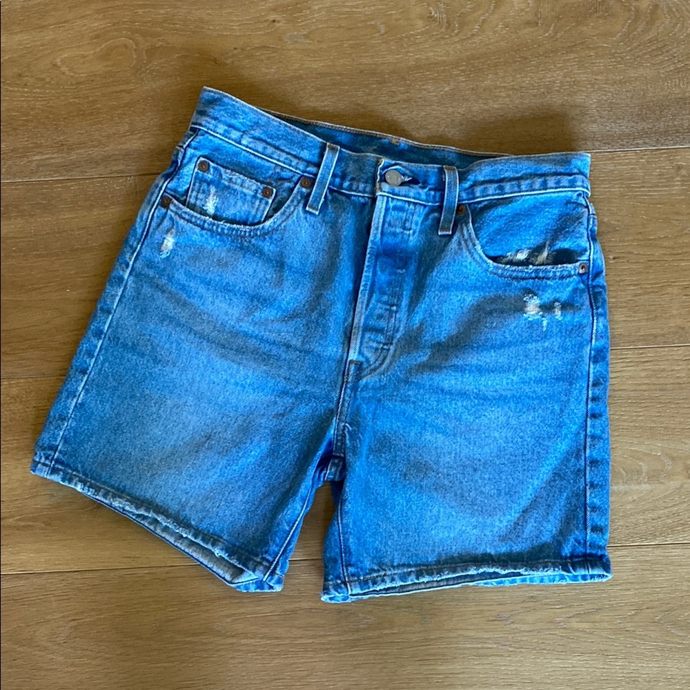 Levi's Blue Jean Shorts